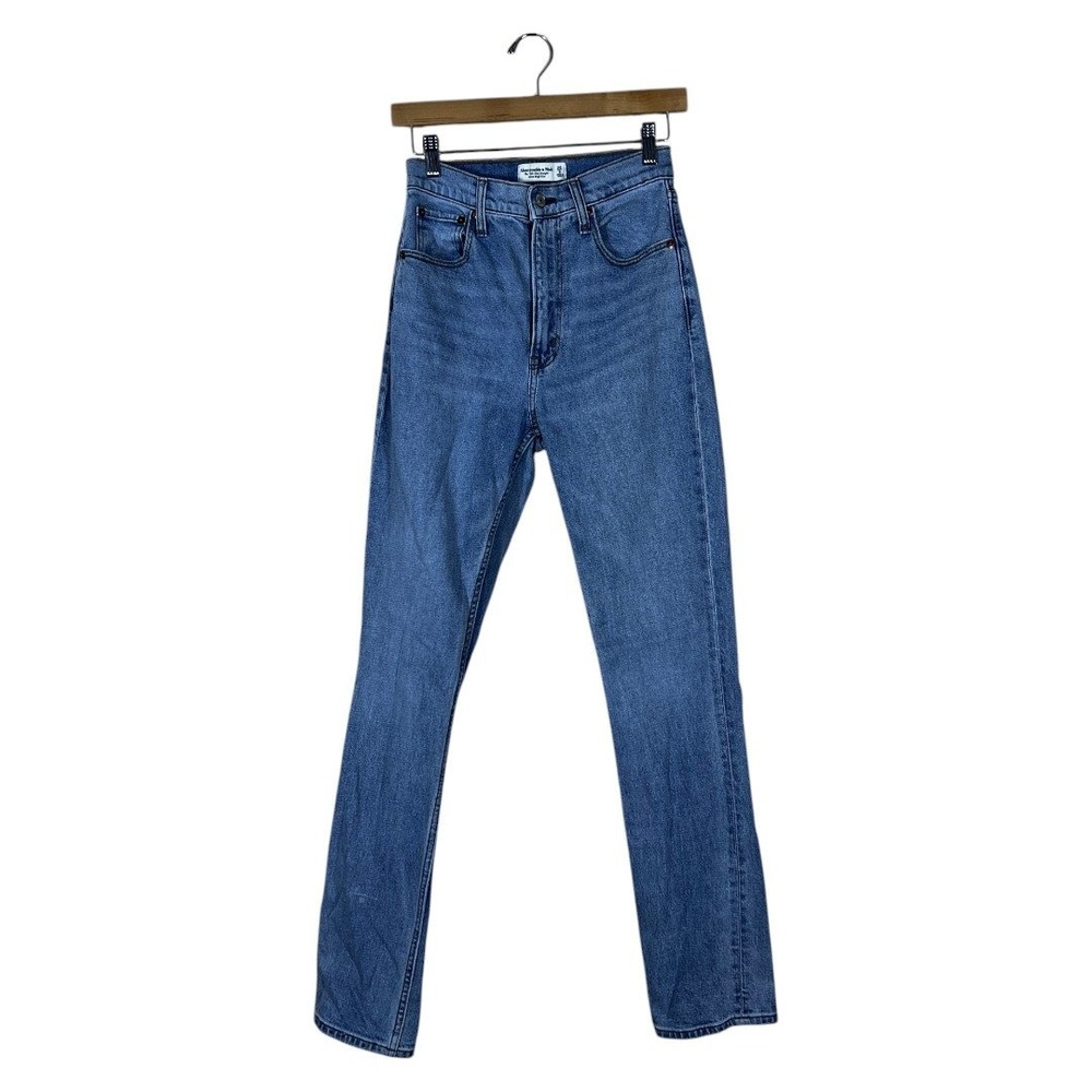 Abercrombie & Fitch The 90s Slim Straight Ultra High Rise Jeans Blue Size 26/2